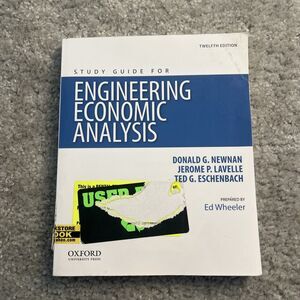 Engineering Economic Analysis 12th Ed Textbook Ed Wheeler